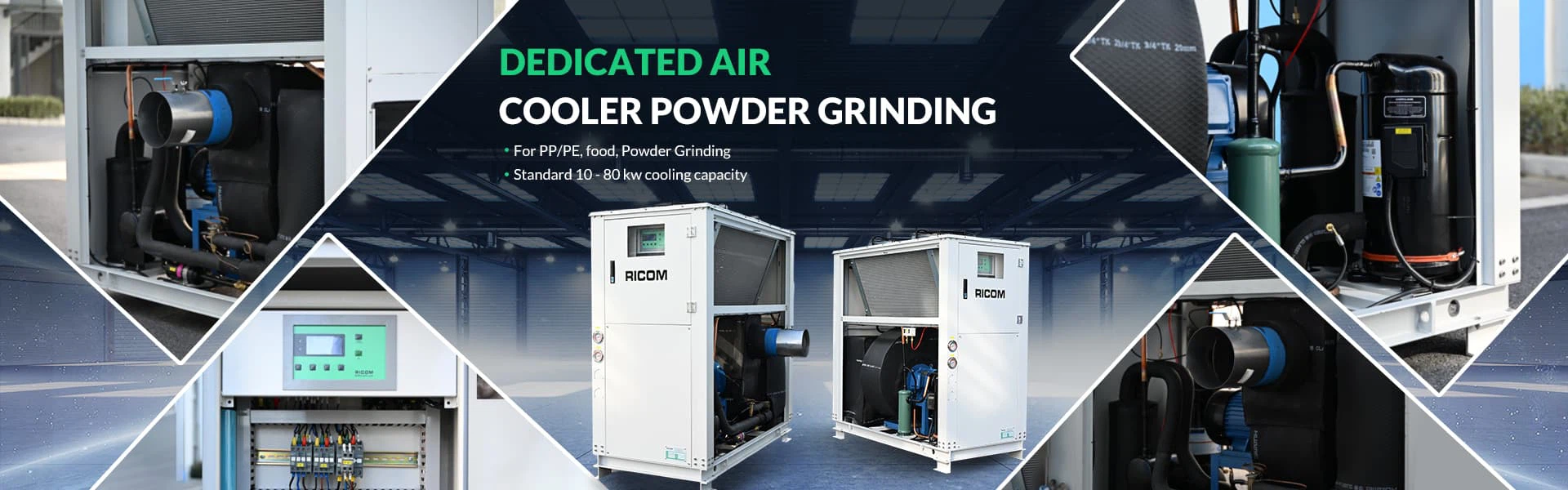 Dedicated Air Cooler For PP/PE Powder Grinding